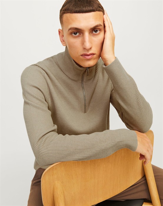 JJEPerfeck Half Zip Strik 